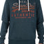 SuperDry Teal-Marl Vintage Authentic Logo Fade Hoodie