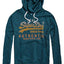 SuperDry Teal-Marl Vintage Authentic Logo Fade Hoodie