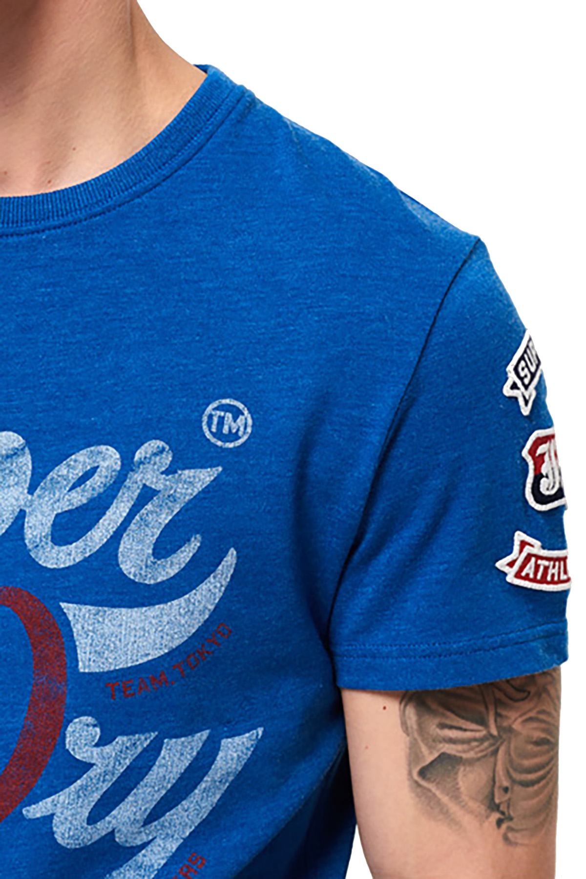 SuperDry Techno-Blue-Marl 54 Academy T-Shirt