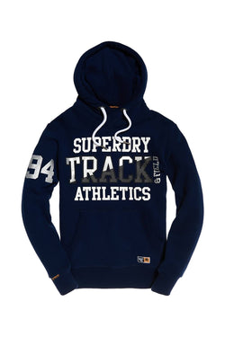 SuperDry Tin-Tab-Navy Super Track Metallic Hoodie thumbnail 2