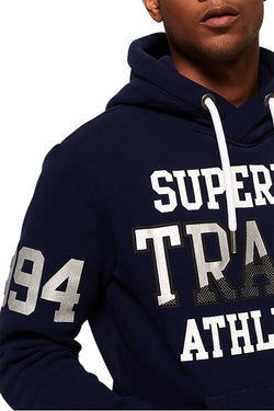 SuperDry Tin-Tab-Navy Super Track Metallic Hoodie thumbnail 4