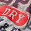 SuperDry Trophy-Grey-Grit Trackster Ringer T-Shirt