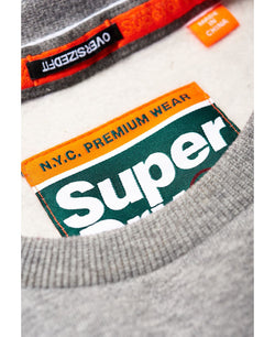 Superdry Appliqu Weekend Sweatshirt Gray thumbnail 4