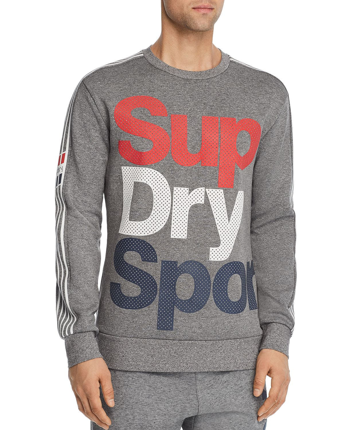 Superdry Athletico Logo Sweatshirt Dark Marl