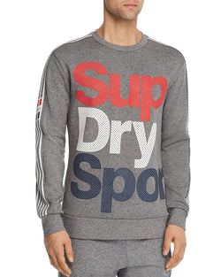 Superdry Athletico Logo Sweatshirt Dark Marl thumbnail 1
