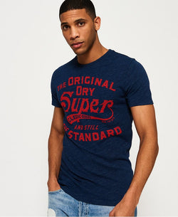 Superdry Men's Classic Standard T-shirt Blue thumbnail 1