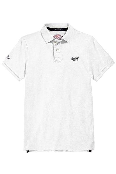 Superdry Optic-White Classic Piqué Polo Shirt