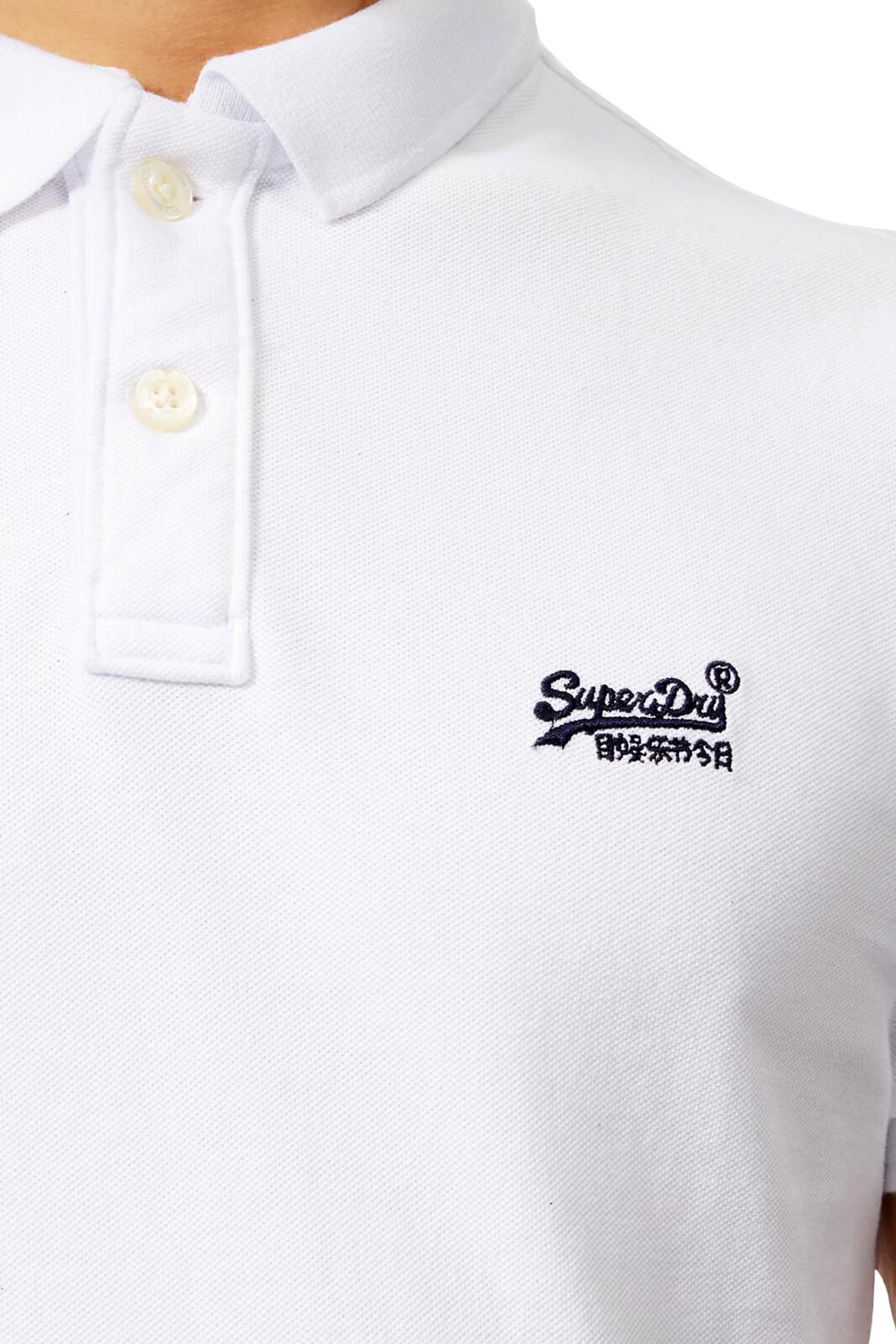 Superdry Optic-White Classic Piqué Polo Shirt