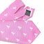 Susan G. Koman Pink Natte Logo Repeat 'Knots for Hope' Necktie