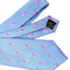 Susan G. Komen Medium-Blue Natte Logo Repeat 'Knots for Hope' Necktie