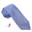Susan G. Komen Medium-Blue Natte Logo Repeat 'Knots for Hope' Necktie