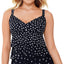 Swim Solutions Galactica Printed Tiered Tankini Top Galactica