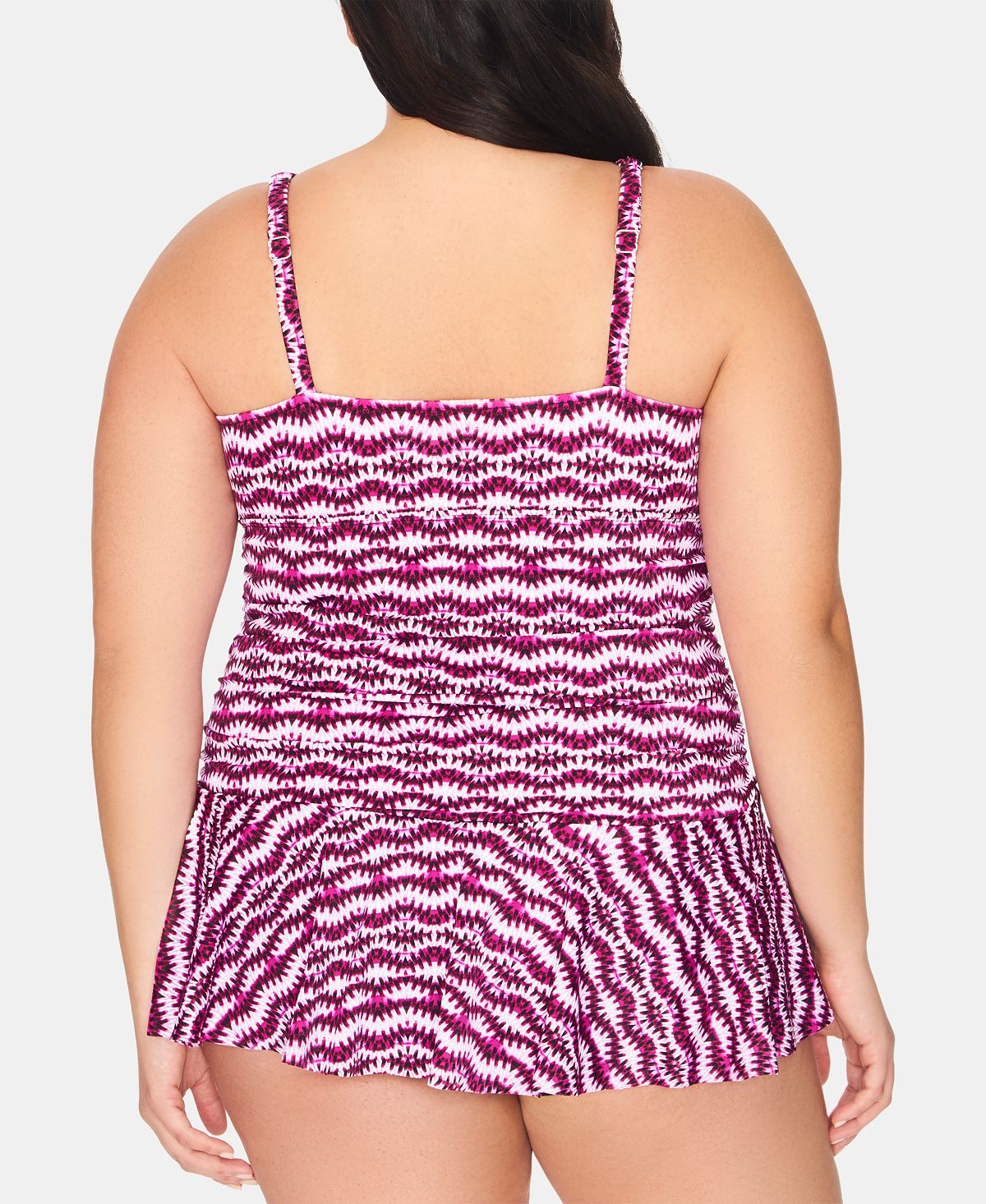 Swim Solutions Plus Spring Play V-neck Swimdress Spring Play