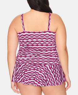 Swim Solutions Plus Spring Play V-neck Swimdress Spring Play thumbnail 3