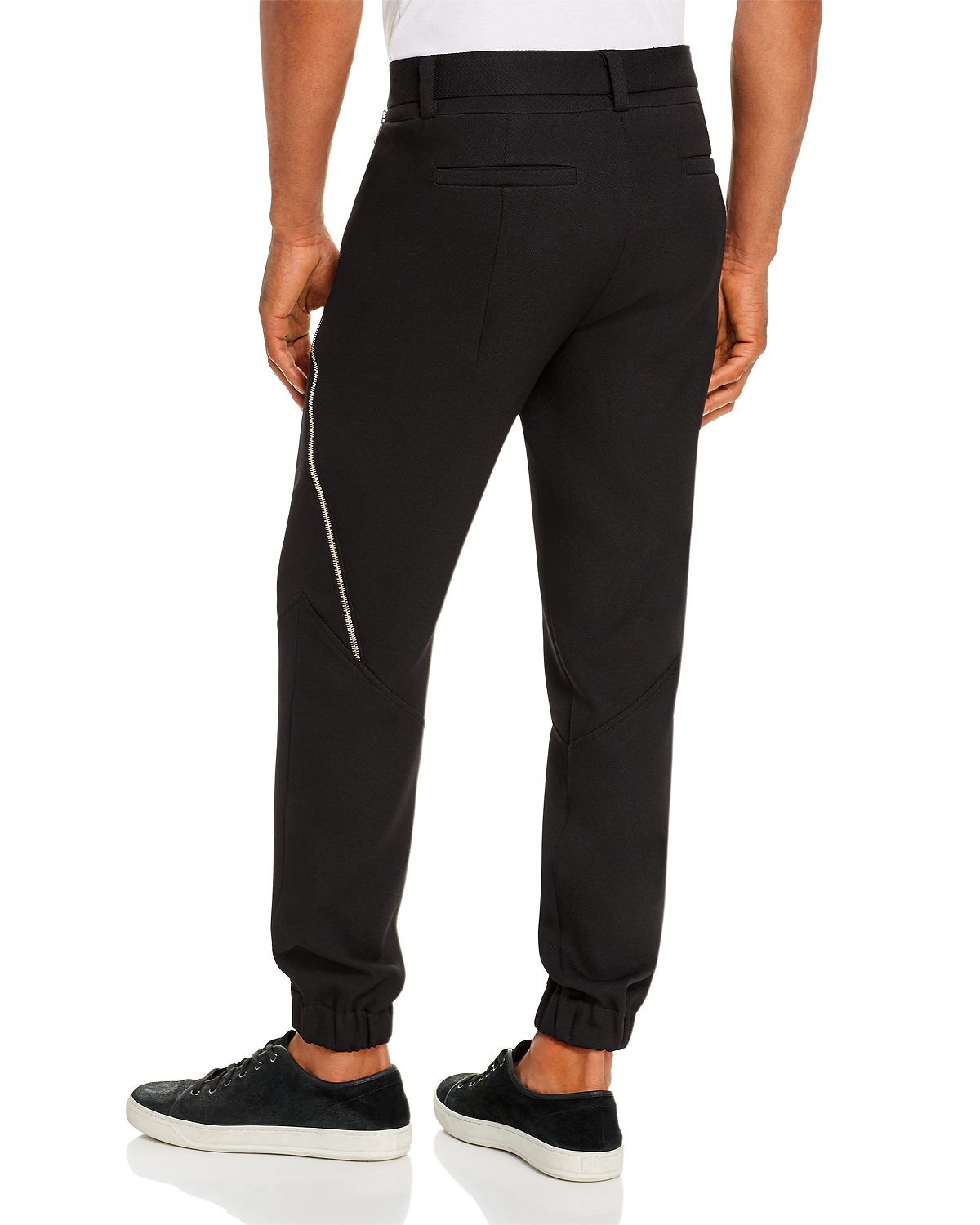 System Extended-zip Pocket Regular Fit Pants Black