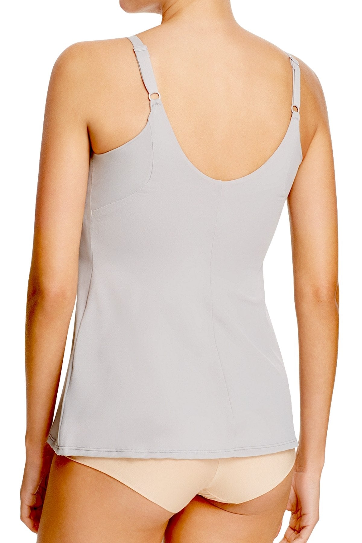 TC Fine Intimates Alloy-Grey Tummy-Smoothing Two-Layer Cami