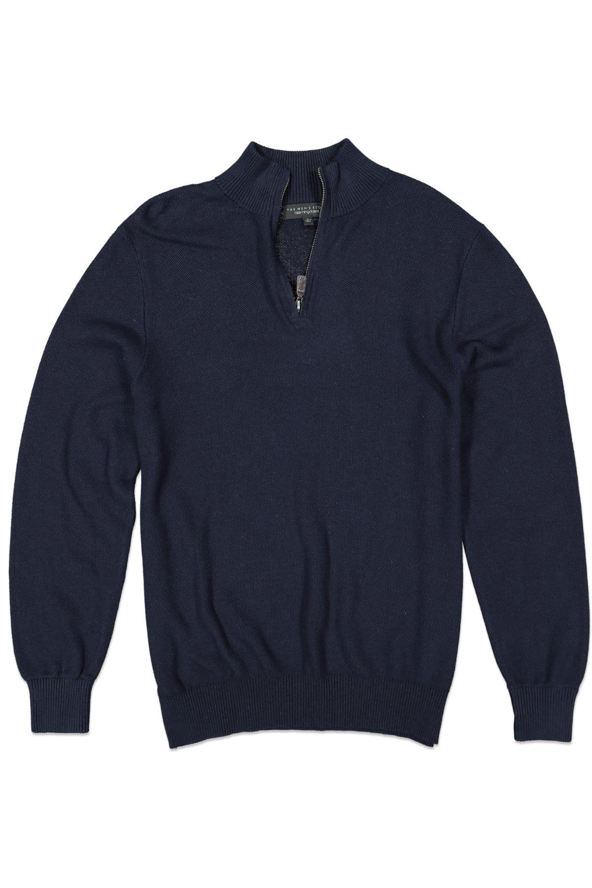 THE MENS STORE JAMAL BPL SWEATER NAVY