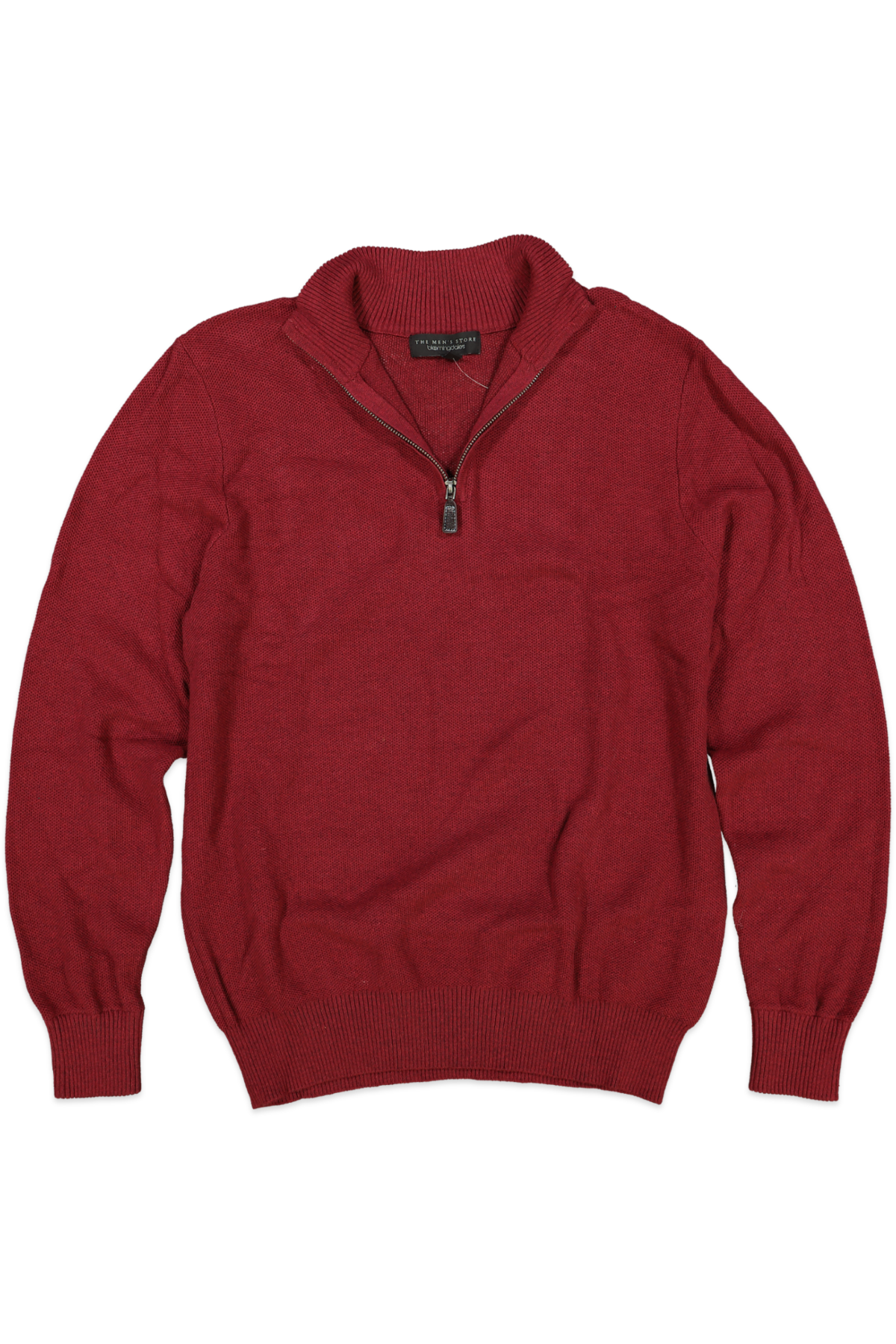 THE MENS STORE RED WINE SWEATER