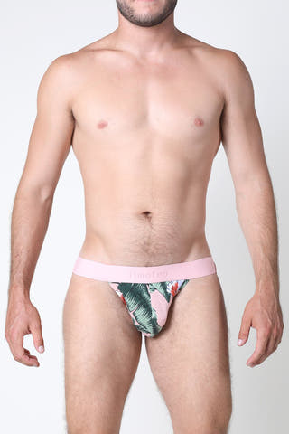 TIMOTEO Avalon Floral Jockstrap Pink