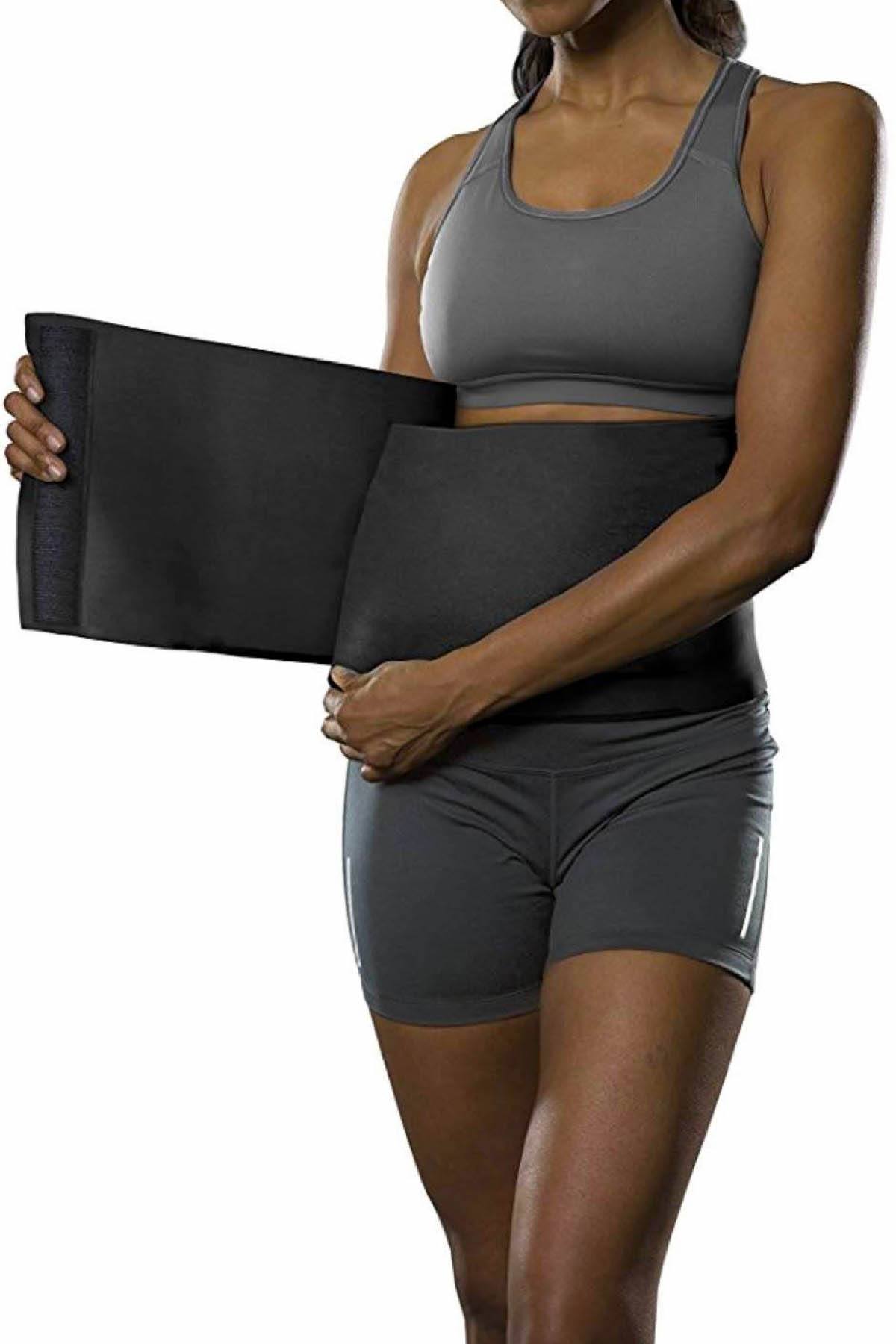 TKO Black Support Adjustable Fitness Slimmer Belt
