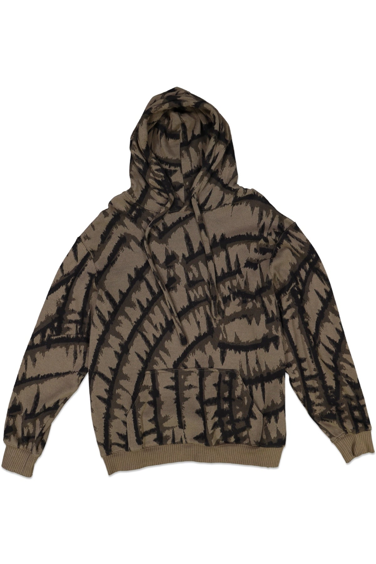 TWENTY MEN'S KNIT HOODIE DARK GREEN