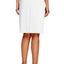 Tahari ASL Ivory-White Classic Knee-Length Suit Skirt