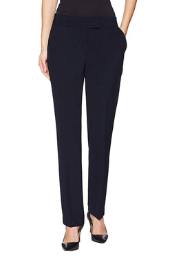 Tahari ASL Navy-Blue Slim-Fit Suiting Pant thumbnail 1