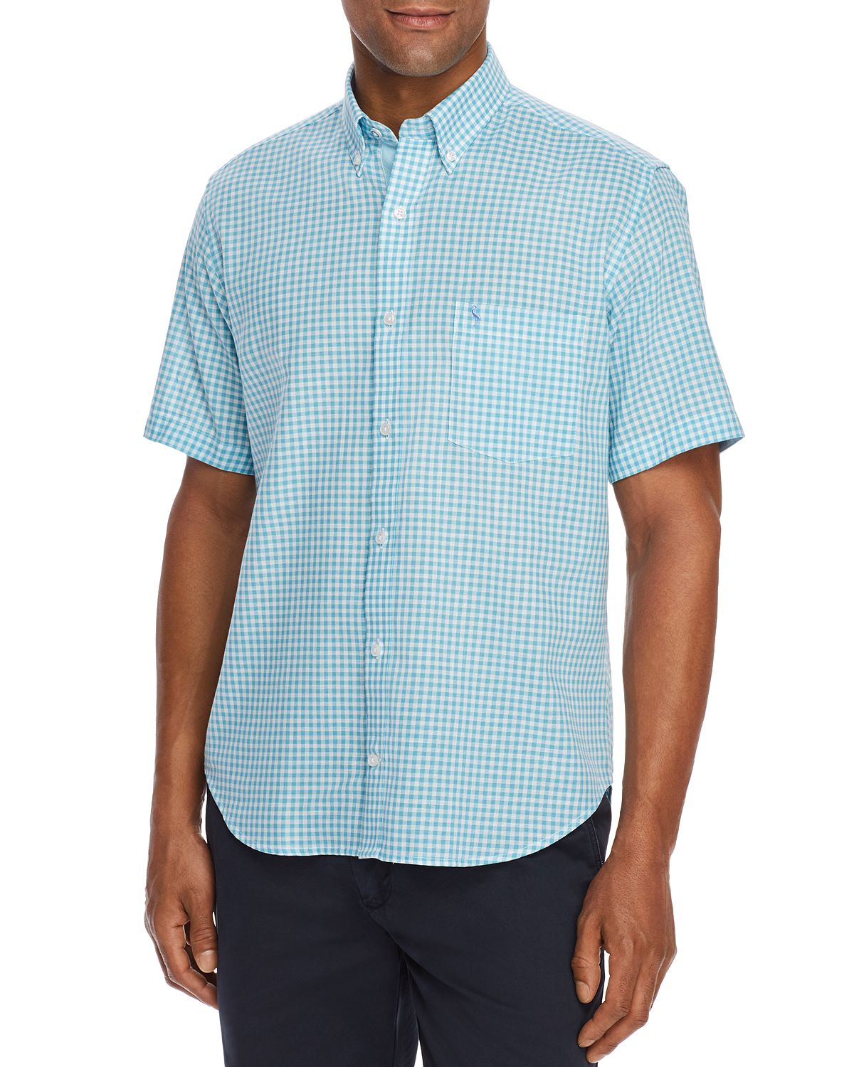 Tailorbyrd Kash Short-sleeve Gingham Classic Fit Shirt Kings Lake