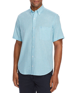 Tailorbyrd Kash Short-sleeve Gingham Classic Fit Shirt Kings Lake thumbnail 1