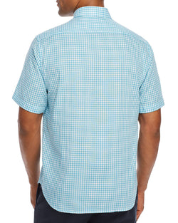 Tailorbyrd Kash Short-sleeve Gingham Classic Fit Shirt Kings Lake thumbnail 2