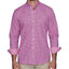 Tailorbyrd Plaid Button Down Shirt Fuchsia