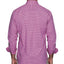 Tailorbyrd Plaid Button Down Shirt Fuchsia