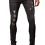 Tailored Recreation Premium Black Distressed Tapered Denim Pant