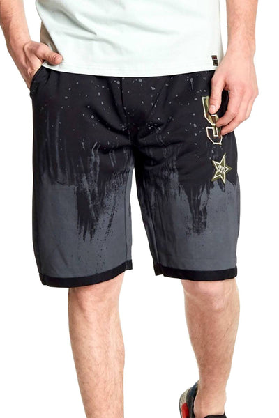 Tailored Recreation Premium Black Splatter-Paint Patch Short