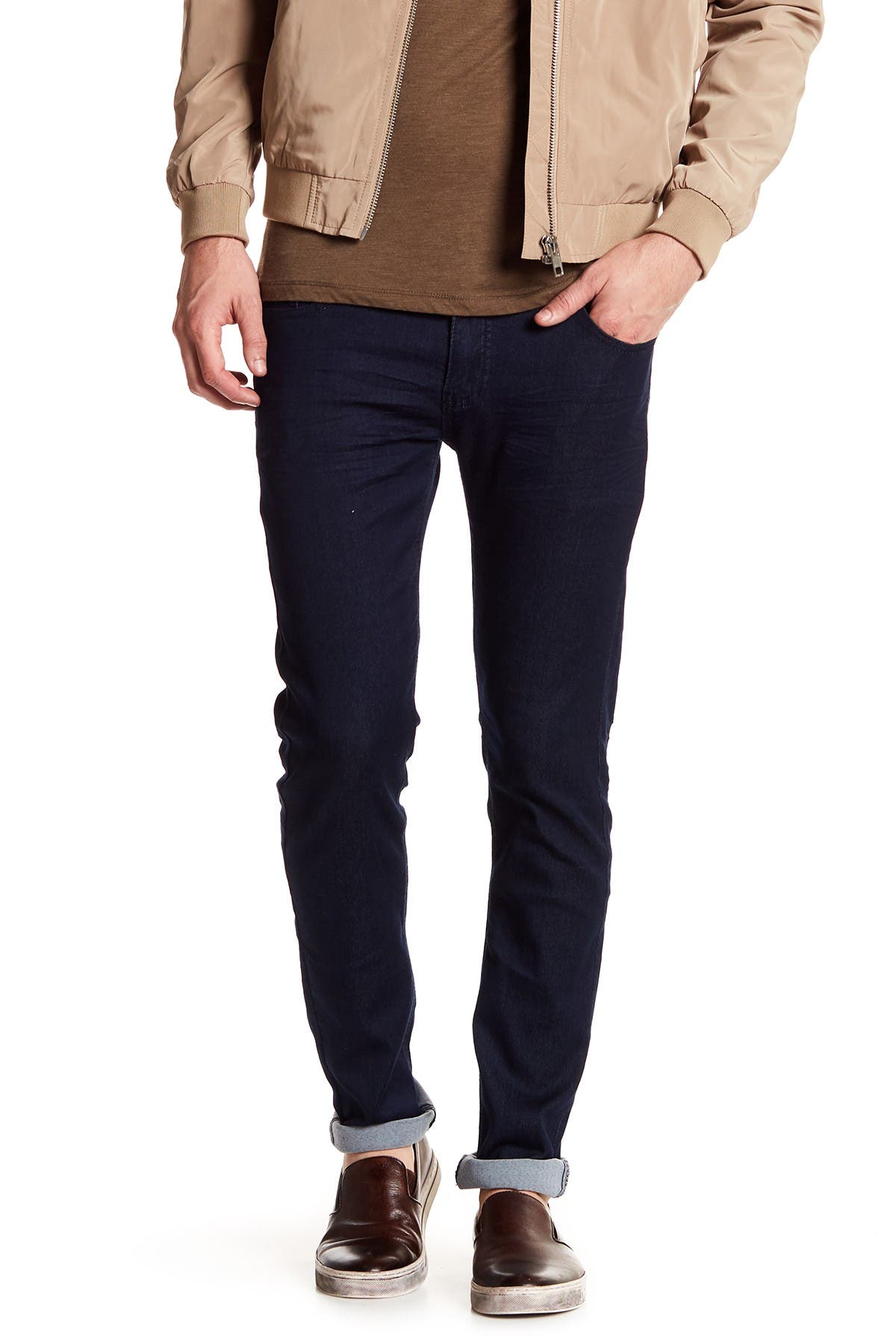 Tailored Recreation Premium Dark Blue Slim Tapered Denim Pant