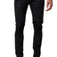 Tailored Recreation Premium Distressed & Faded Dark Grey Sim Tapered Denim Pant