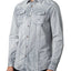 Tailored Recreation Premium Faded Light Grey Denim Button-Up Shirt
