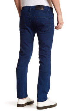 Tailored Recreation Premium Middle Blue Slim Tapered Denim Pant thumbnail 2