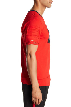 Tailored Recreation Premium Red Sequin Rock Tee thumbnail 2