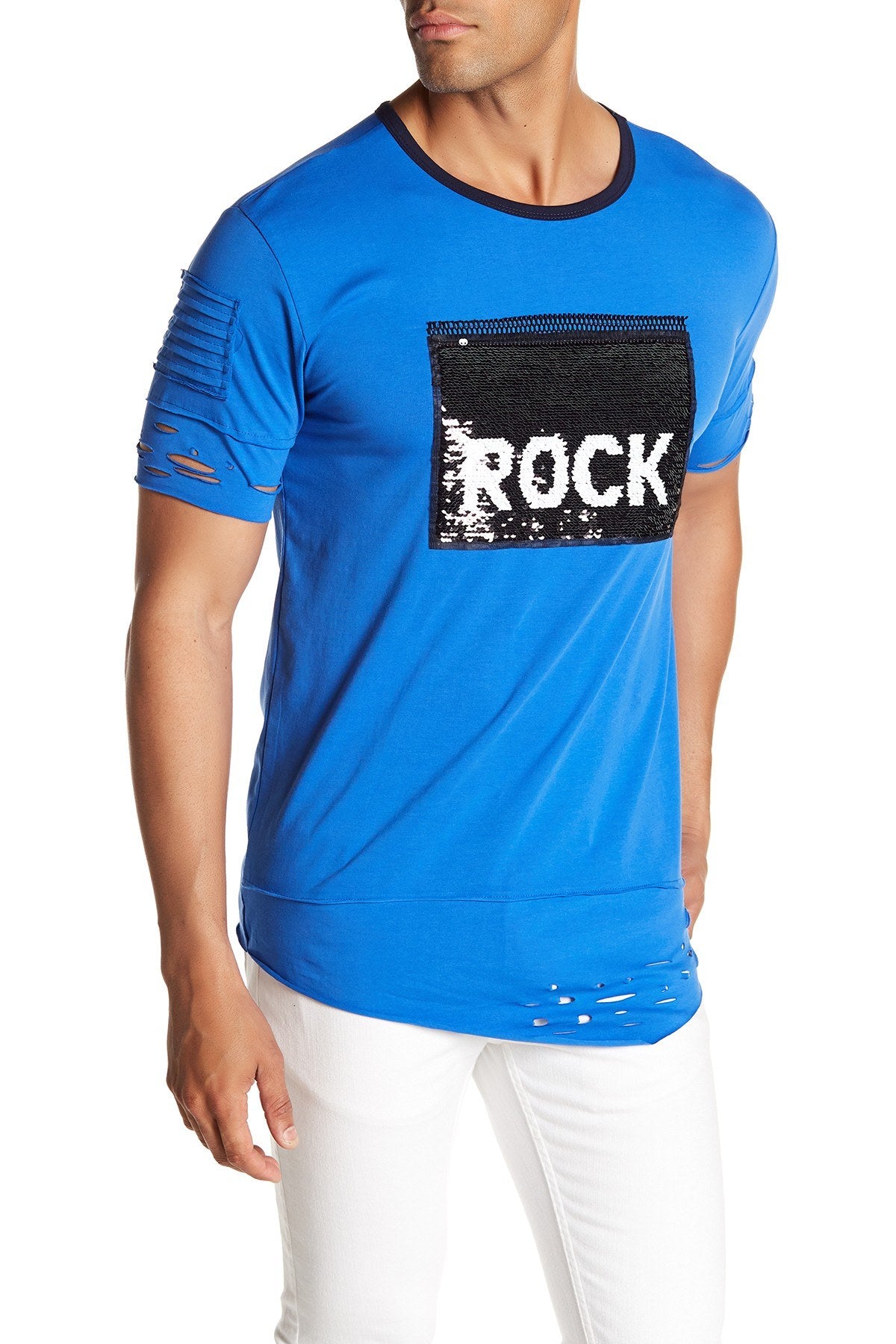 Tailored Recreation Premium Royal Sequin Rock Tee