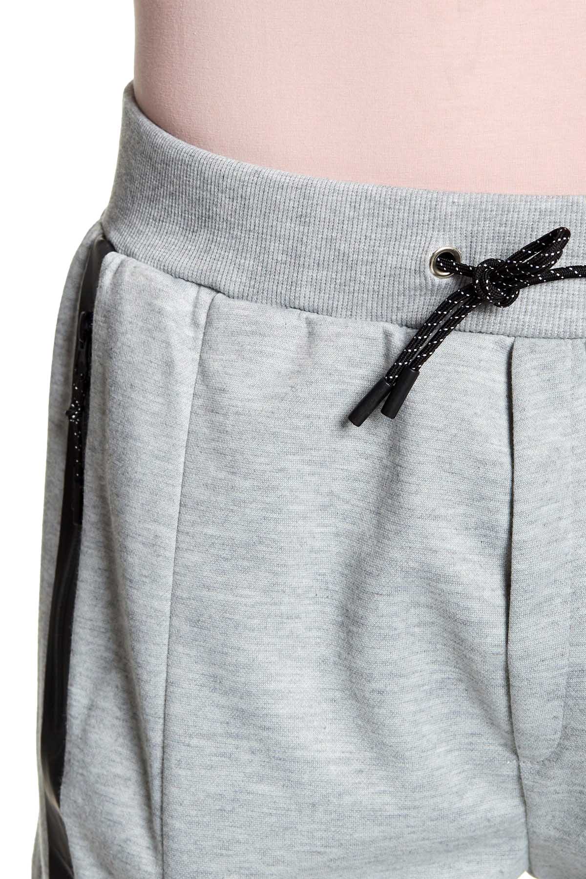 Tailored Recreation Premium Solid Grey Moto Fleece Short