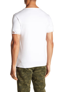 Tailored Recreation Premium White Sequin Rock Tee thumbnail 2