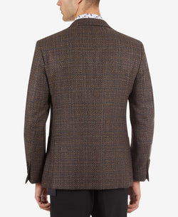 Tallia Slim-fit Brown Mix Sport Coat Brown Mix thumbnail 2
