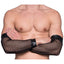 Tartarus Black Fishnet Armbands