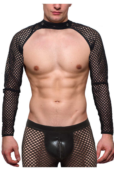 Tartarus Black Fishnet Sleeves
