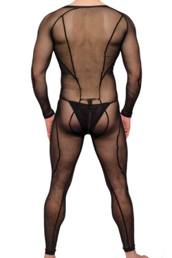 Tartarus Black Mesh Catsuit thumbnail 2