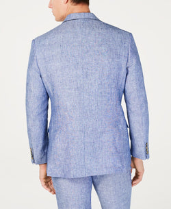 Tasso Elba 100% Linen 2-button Blazer Chambray thumbnail 2