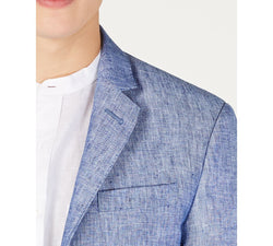 Tasso Elba 100% Linen 2-button Blazer Chambray thumbnail 3