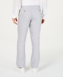 Tasso Elba 100% Linen Pants Grey thumbnail 2