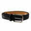 Tasso Elba Black 32mm Faux-Trim Feather-Edge Belt